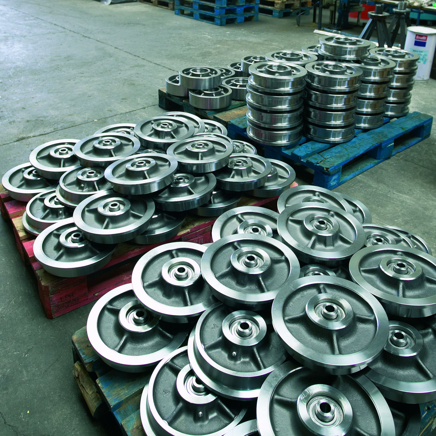 Metallic wheels