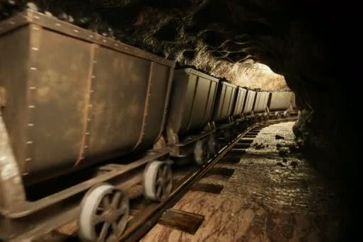 wagons de mines